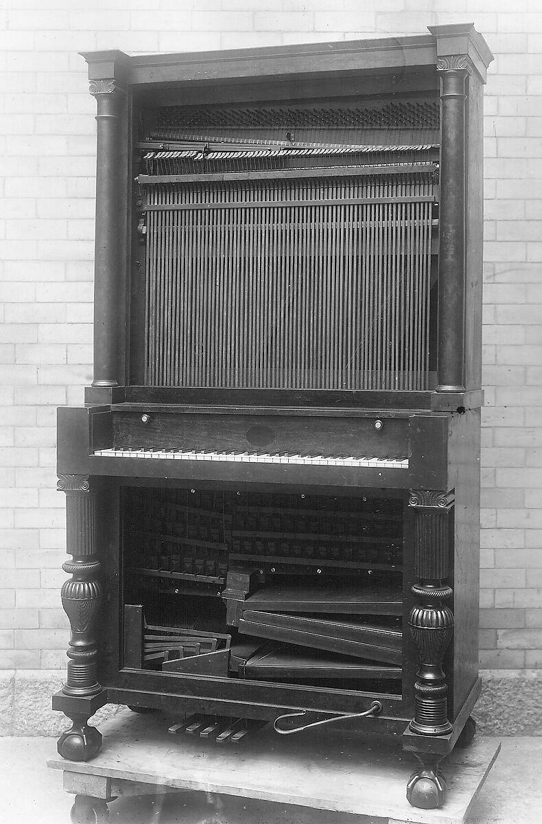 Upright Piano and Reed Organ, Various materials, American 