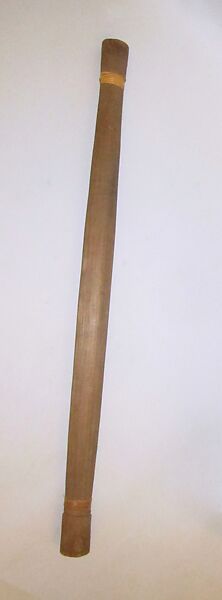 Reed Pipe, wood, fiber, Native American (Skittagetan, Haida probably) 