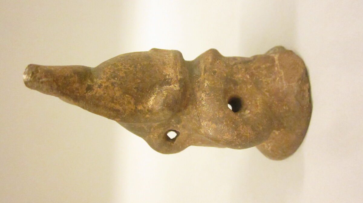 Pottery Whistle, Clay, polychrome, Costa Rican