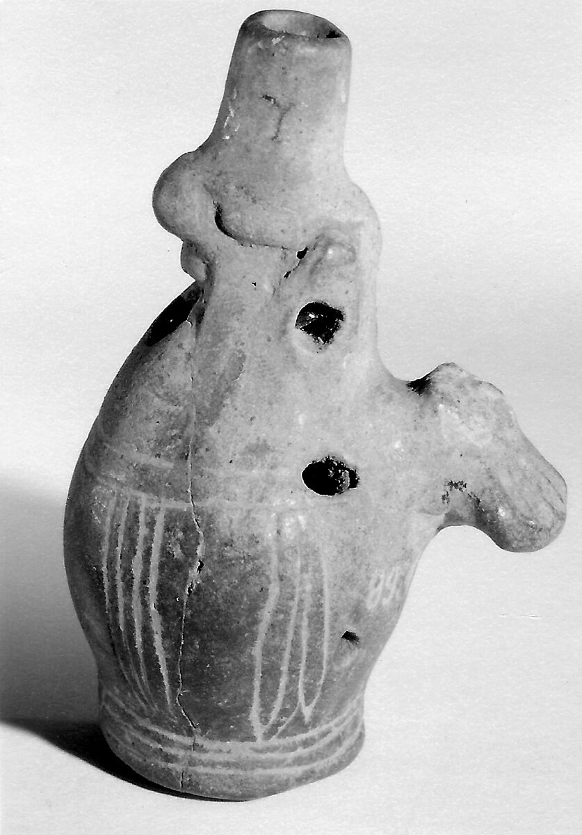 Pottery Whistle, Clay, possibly Costa Rican 