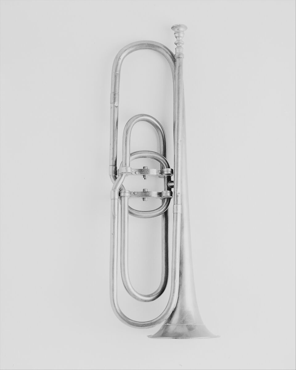 Valve Trumpet in F, John Augustus Köhler (British, London ca. 1810–1878 London), Brass, British 