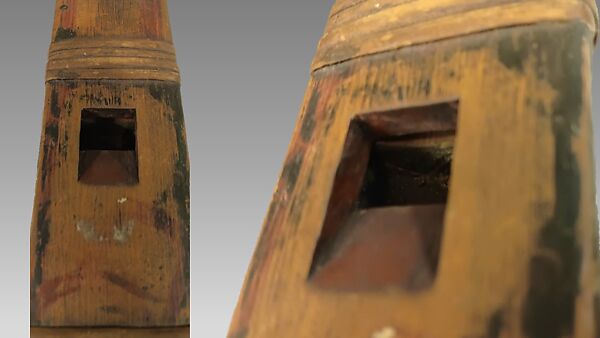 Sk-A'Na, wood (cedar or spruce) resin, cedar bark strips, Native American (Skittagetan, Haida)