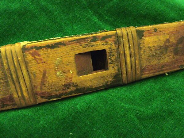 Sk-A'Na, wood (cedar or spruce) resin, cedar bark strips, Native American (Skittagetan, Haida)