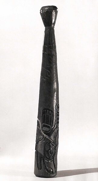 Túmyaiyoo (baton), Wood, Native American (Kwakuitl, Musqueam) 