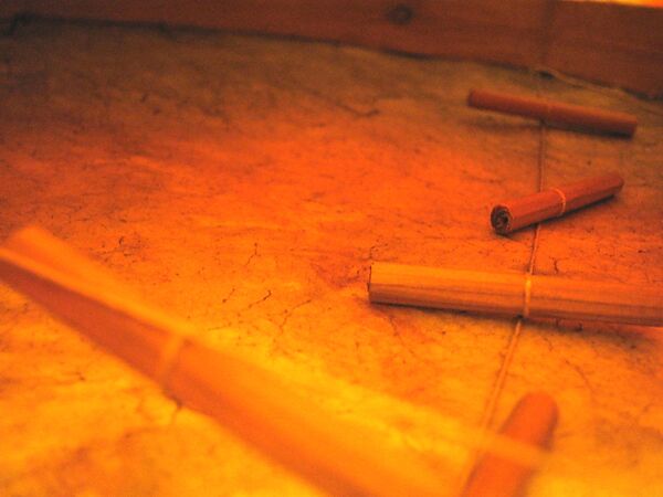 Frame Drum, Ojibway, wood, hide, Native American (Ojibwa)