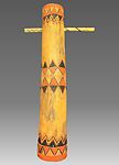 Tsii' Edo' Ai (Apache Fiddle), Amos Gustina (1858-1945) (Western Apache), Agave flower stalk, sinew, horsehair, pitch, sinew, Native American (Western Apache)