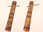 Tsii' Edo' Ai (Apache Fiddle), Amos Gustina (1858-1945) (Western Apache), Agave flower stalk, sinew, horsehair, pitch, sinew, Native American (Western Apache)
