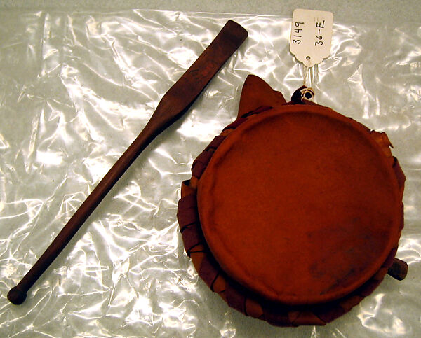 Ka'nohko'wha (copy), Wood, skin, Native American (Seneca)