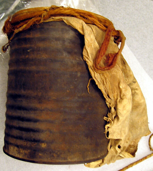 Drum, Metal, skin, wood, Native American (Navaho)