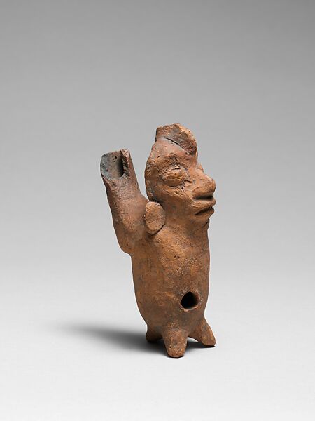 Pottery Whistle, Clay, Mexican 