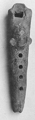 Pottery Flute, clay, Mexican 