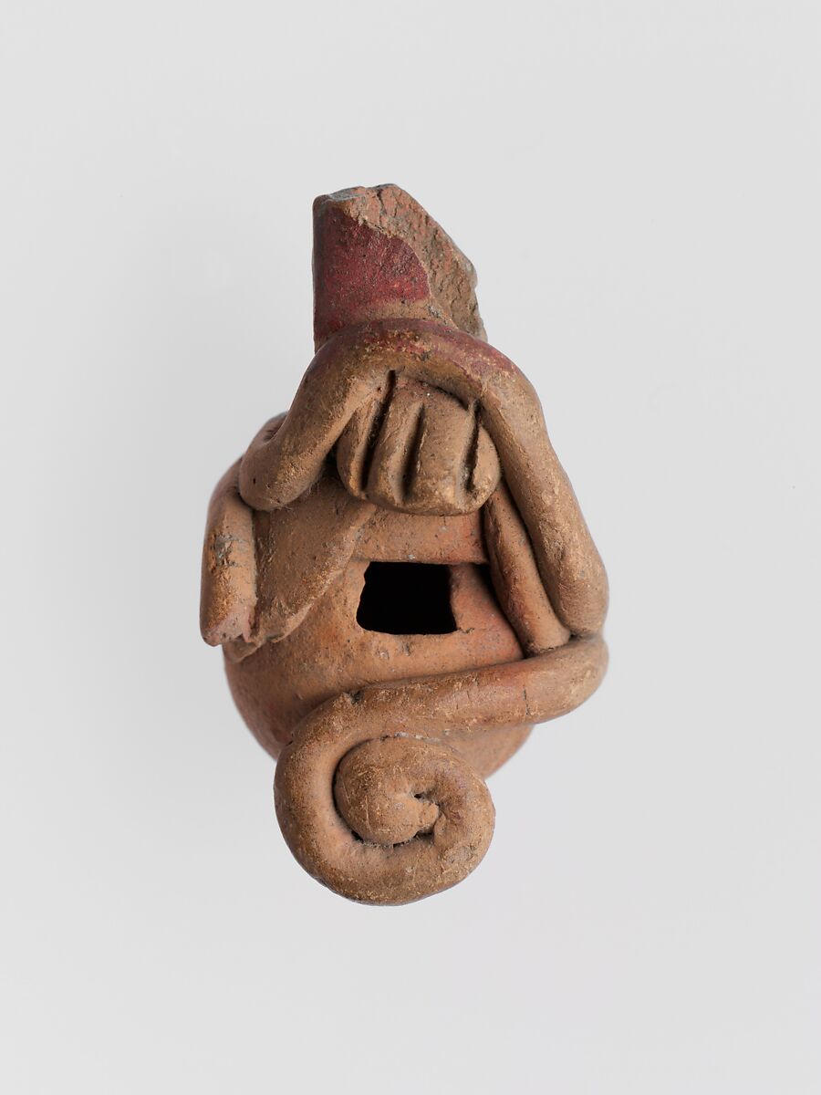 Pottery Whistle, Clay, Mexican 