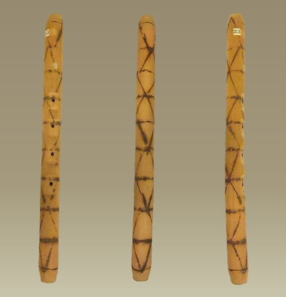 End-blown flute, Wood (Yucca), Native American (Pomo) 