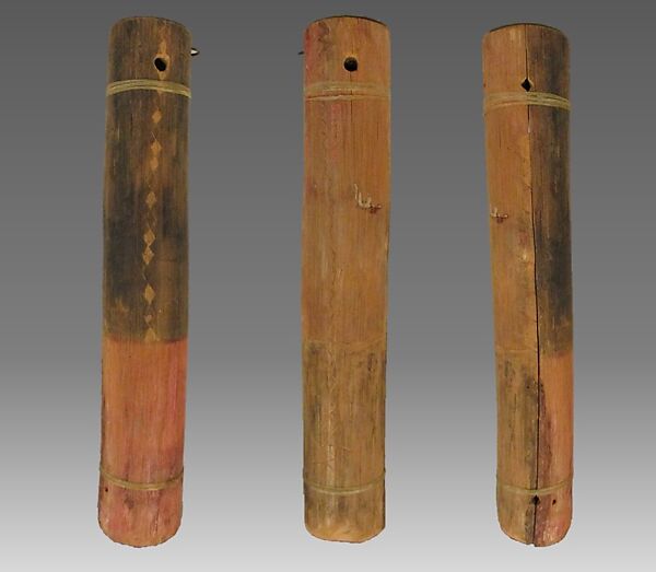 Tsii' Edo' Ai, Agave stalk, sinew, paint, horsehair, Native American (Apache)