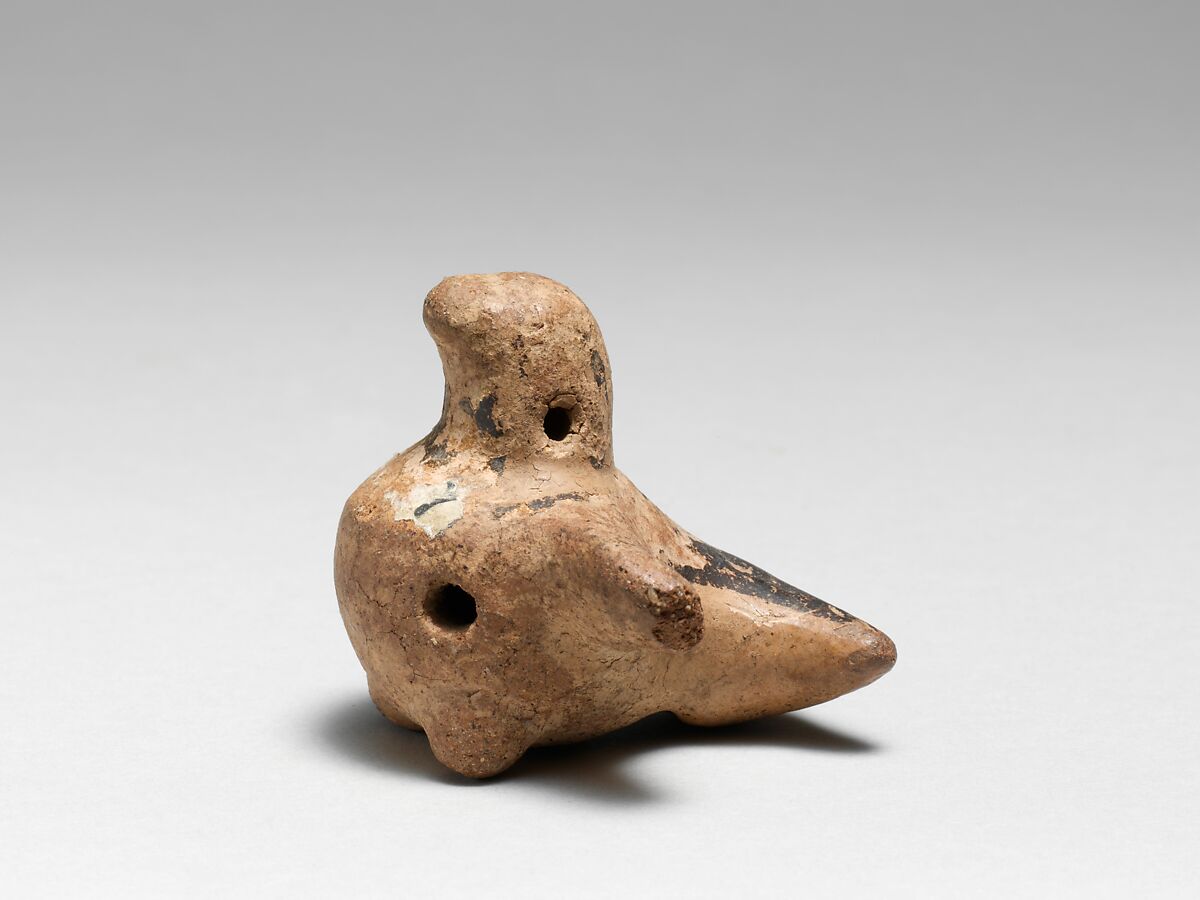 Pottery Whistle, Clay, Costa Rican 