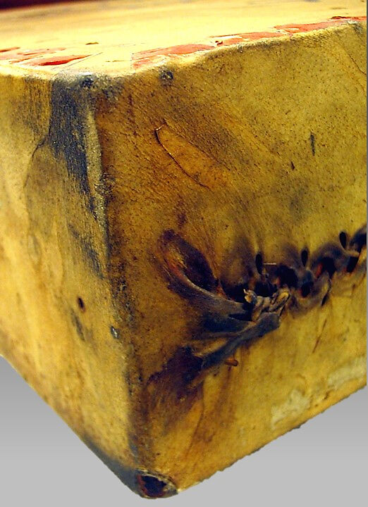 Frame Drum, Wood, skin, leather, Native American (Hupa, probably)