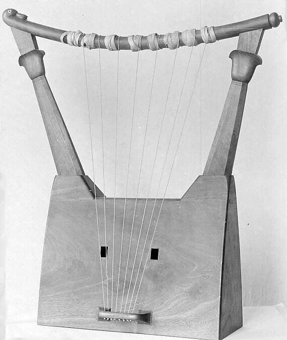 Lyre, Wood, Egyptian 