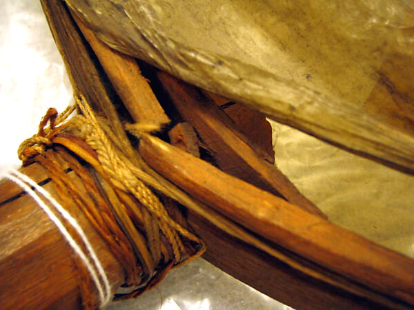 Frame Drum, Wood, rawhide, twine, Native American (Salishan)