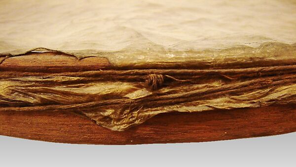 Frame Drum, Wood, rawhide, twine, Native American (Salishan)