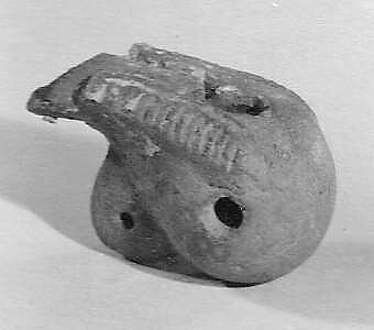 Pottery Whistle, Pottery, Mexican 