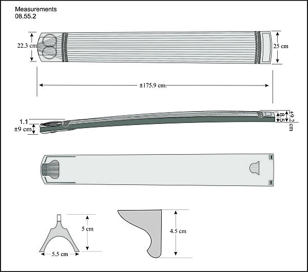 Koto (箏), Wood, mother of pearl, metal, ivory, lacquer, Japanese