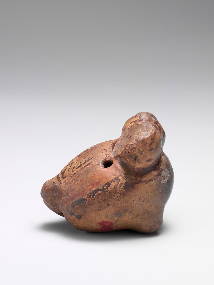 Pottery Whistle, Clay, Costa Rican 