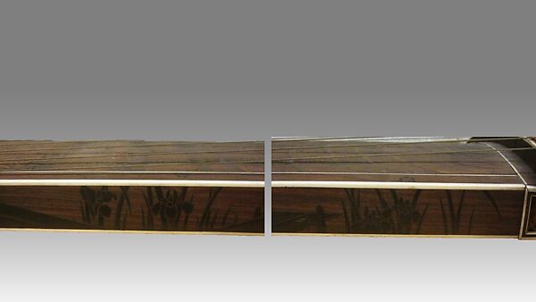Koto  (箏), Woods, ivory, silk, metal, lacquer, bone, Japanese