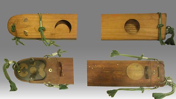 Nigenkin ( 二弦 琴 ), Reed, wood, Japanese