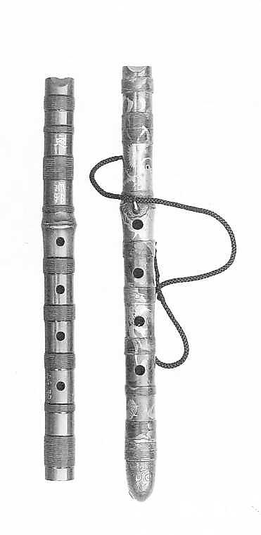 Hitoyogiri  (一節切), Wood, lacquer, gilt, Japanese