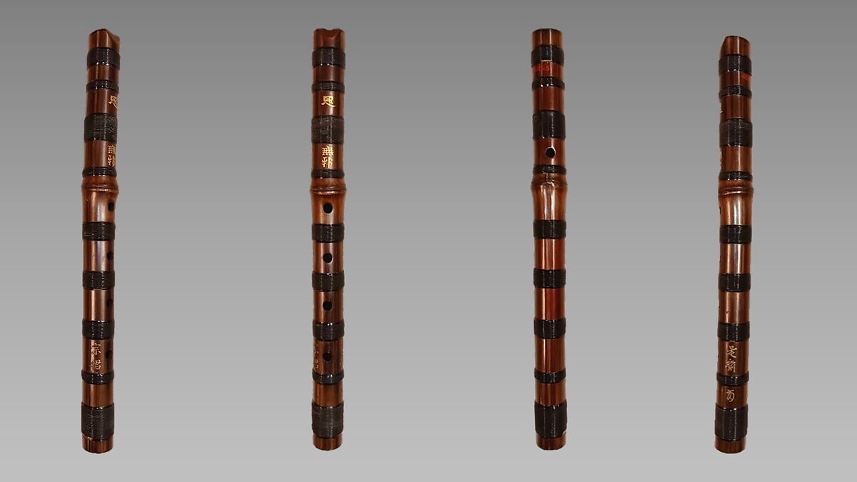 Hitoyogiri (一節切), Attributed to Ōmori Sōkun 大森宗勲 (Japanese, 1570–1625), Bamboo, gilt, Japanese