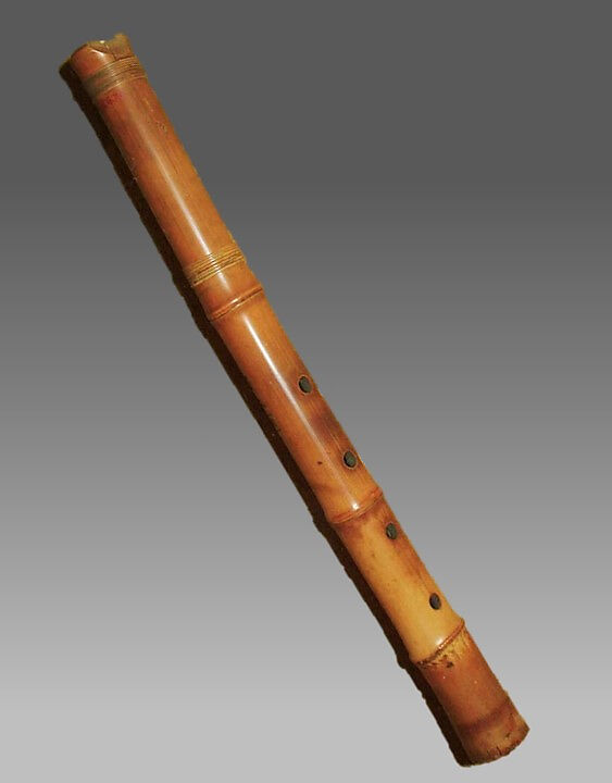 Shakuhachi, Bamboo, Japanese (possibly Uzan) 