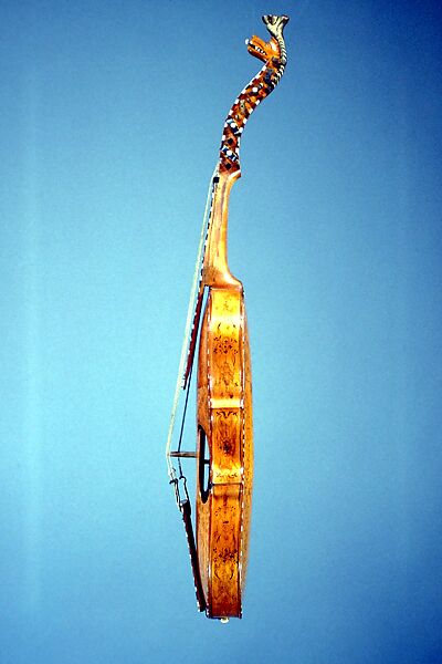 Hardanger Fiddle, Wood, ivory, mother-of pearl, Norwegian