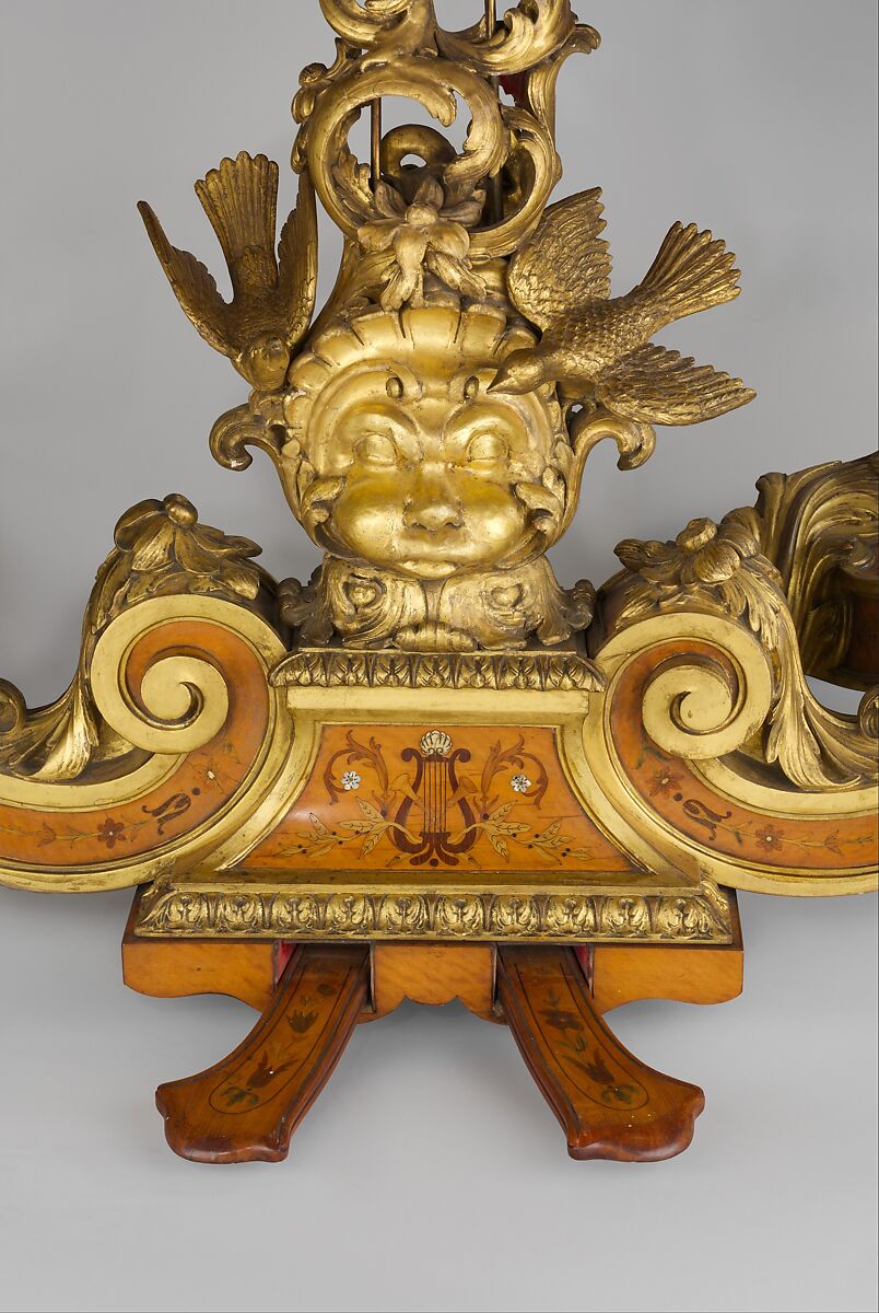 Grand Pianoforte, Érard (French, ca. 1780–1959)  , made in London, Satinwood veneer, oak, spruce, iron, steel, ebony, ivory, gilding, mother-of-pearl, holly, mahogany, burl walnut, tulipwood, silver wire, British