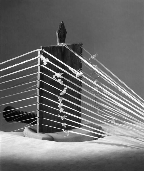 Kora, Mamadou Kouyaté (d. 1991)  (bridge by Djimo Kouyaté), Gourd, goat skin, antelope-hide, ebony, metal, wood, Mandinka people, Senegambia