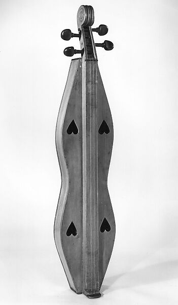 Appalachian Dulcimer, Nathan Hicks (Beech Mountain, Rominger, Wautaga County, North Carolina, ca. 1895), Wood, copper, American 