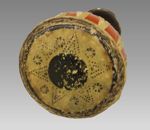 Ozi, Wood, parchment, hide, Burmese