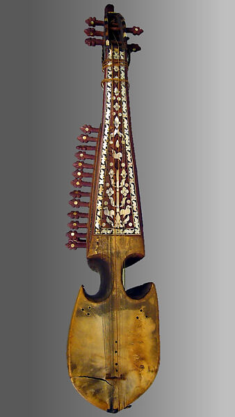 Rubab, Wood, skin, various materials, Afghan 