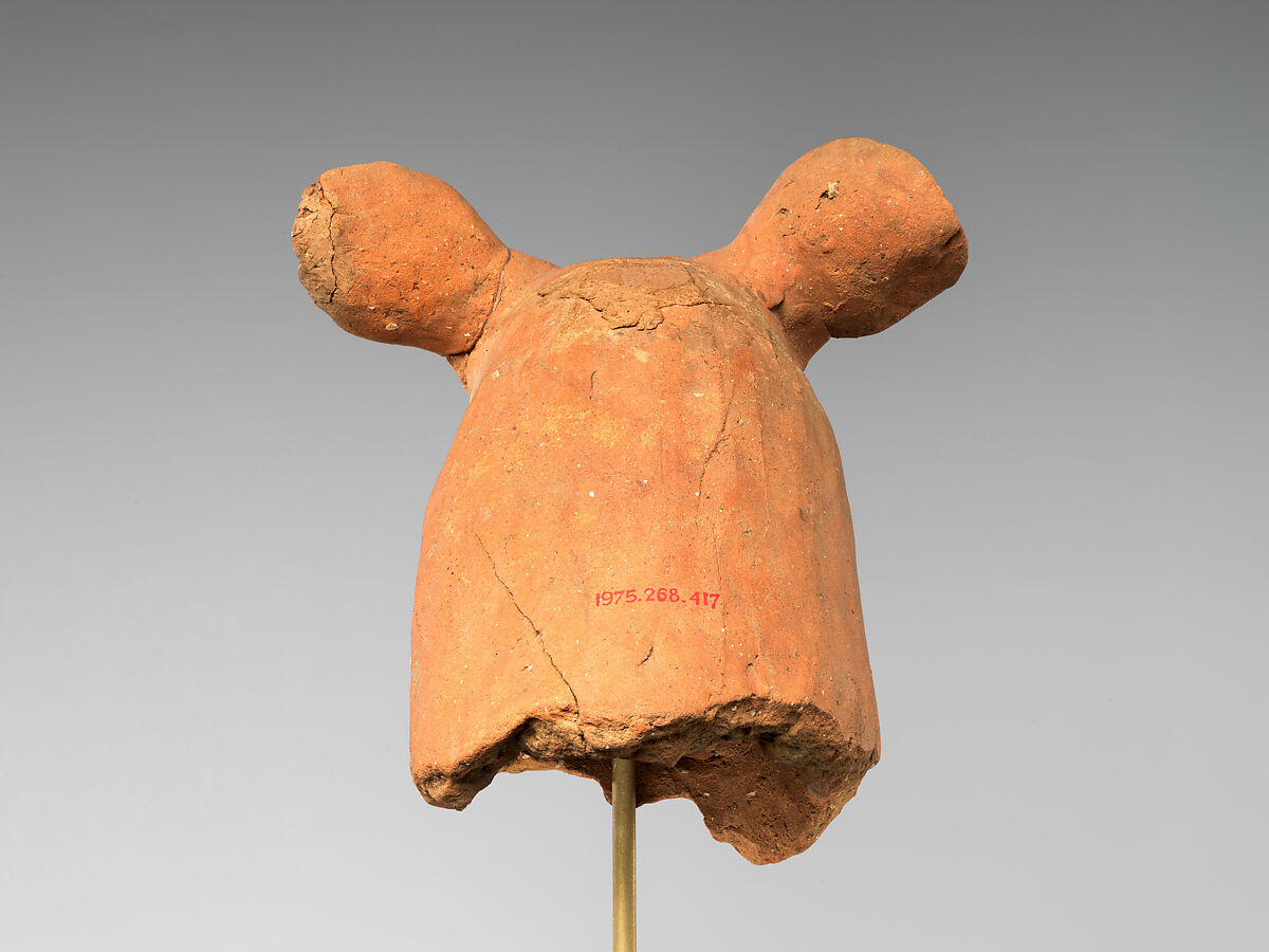 Head of a Deer Clay Tomb Sculpture (Haniwa), Earthenware, Japan
