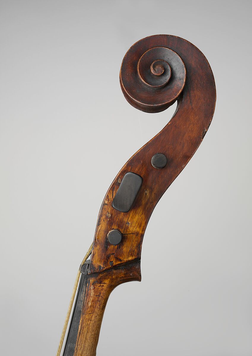 Double Bass, Bartolomeo Cristofori (Padua 1655–1731 Florence), Wood, Italian