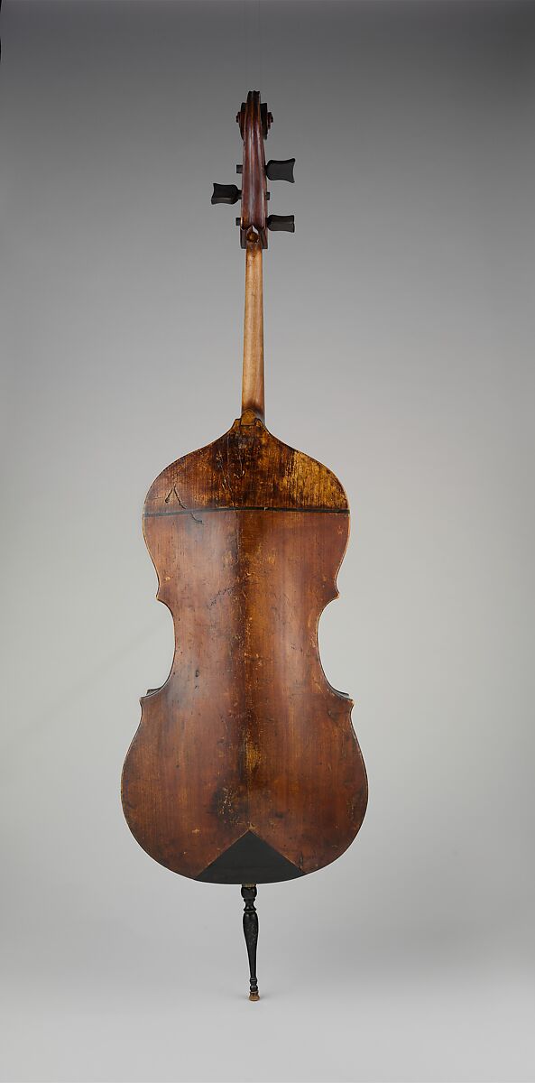 Double Bass, Bartolomeo Cristofori (Padua 1655–1731 Florence), Wood, Italian