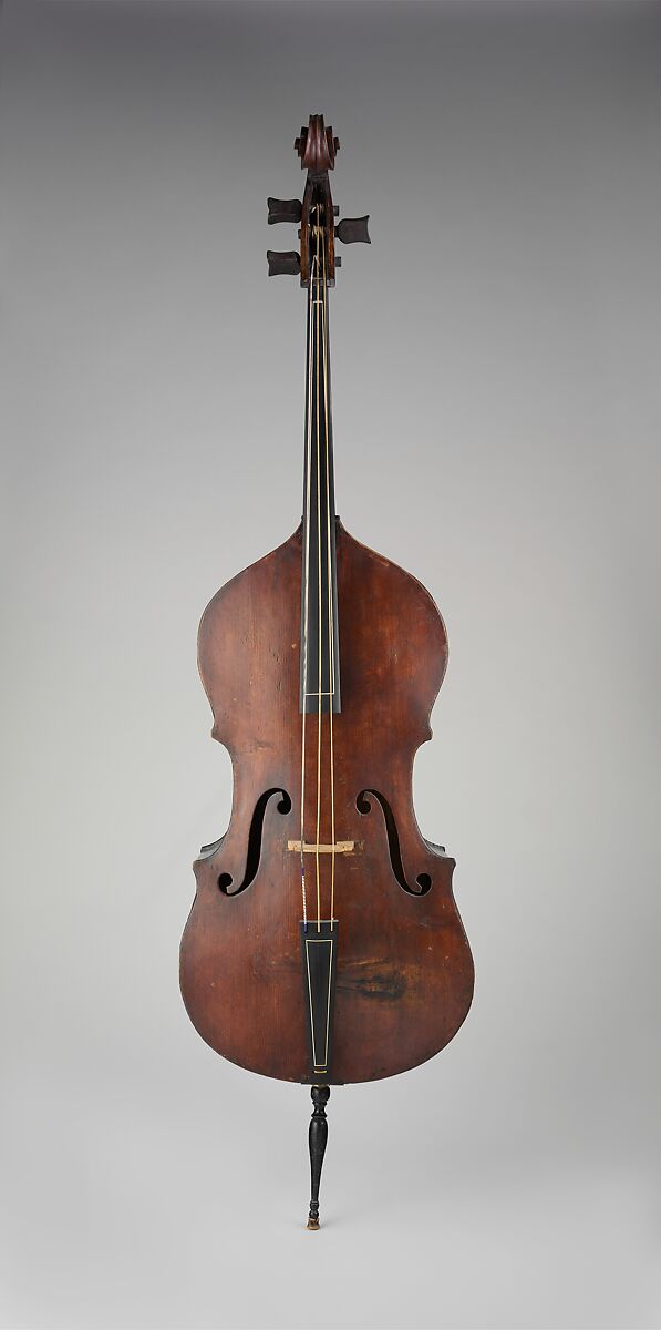 Double Bass, Bartolomeo Cristofori (Padua 1655–1731 Florence), Wood, Italian