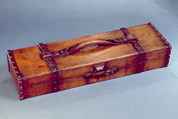 Violin Case, Wood, American 