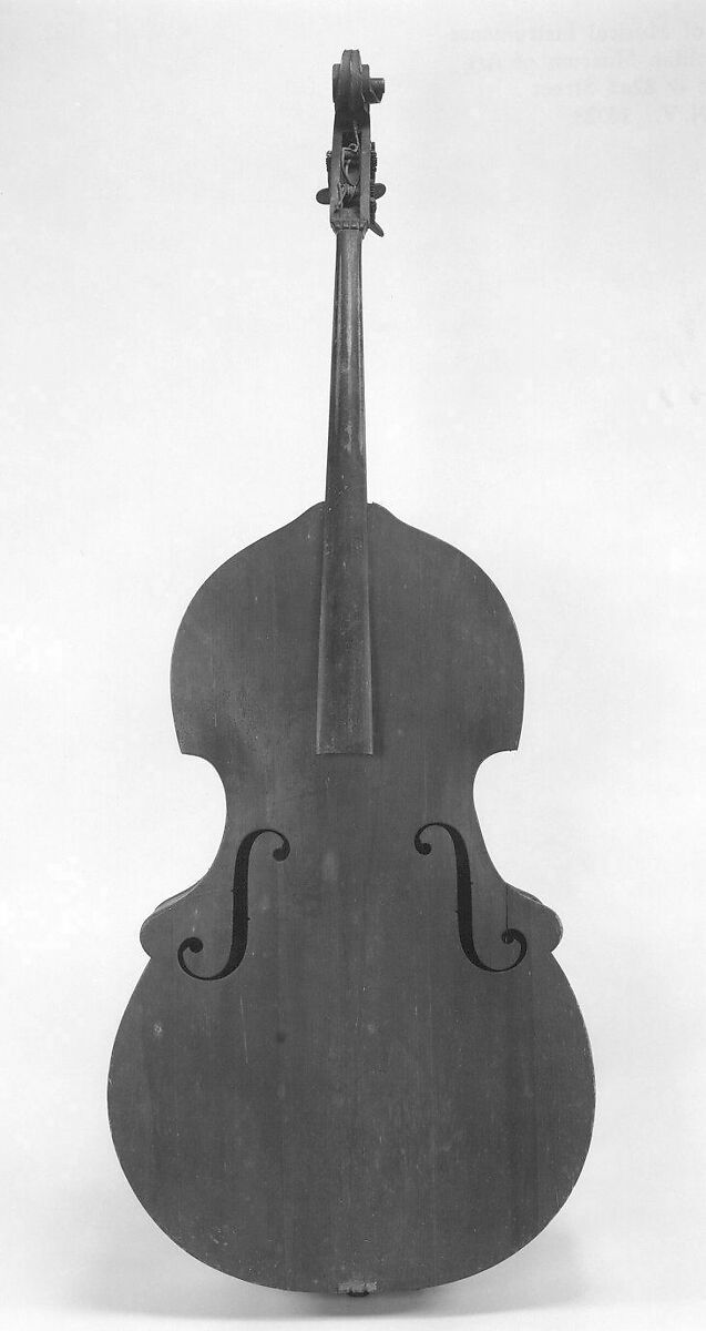 Bass Viol, Attributed to Abraham Prescott (American, Deerfield, New Hampshire 1789–1858 Concord, New Hampshire), Wood, American
