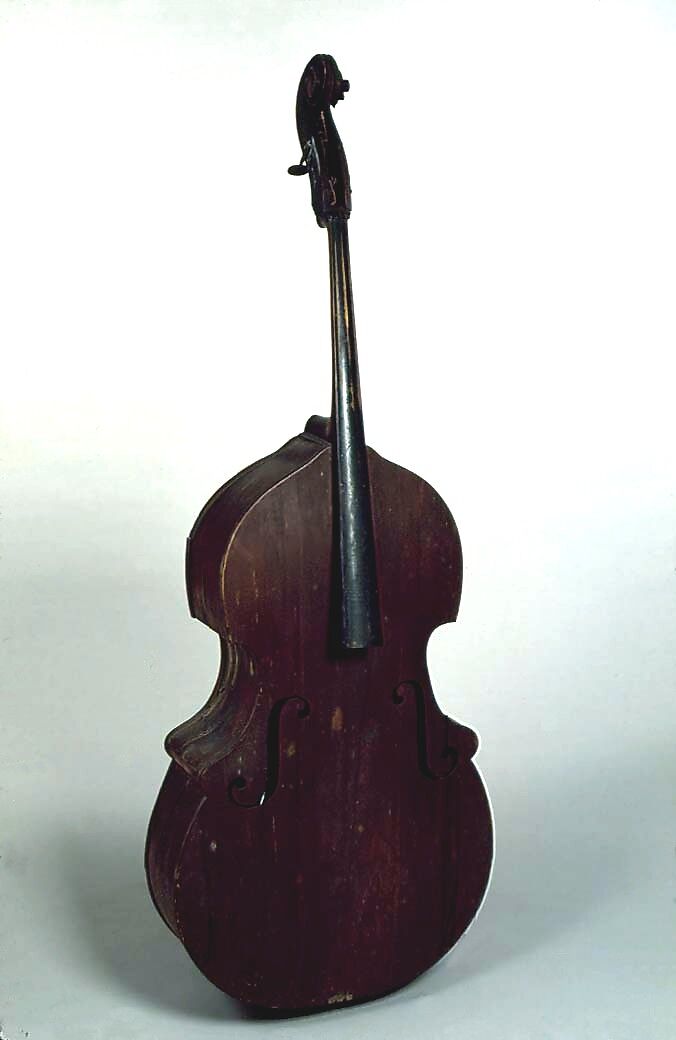 Bass Viol, Attributed to Abraham Prescott (American, Deerfield, New Hampshire 1789–1858 Concord, New Hampshire), Wood, American