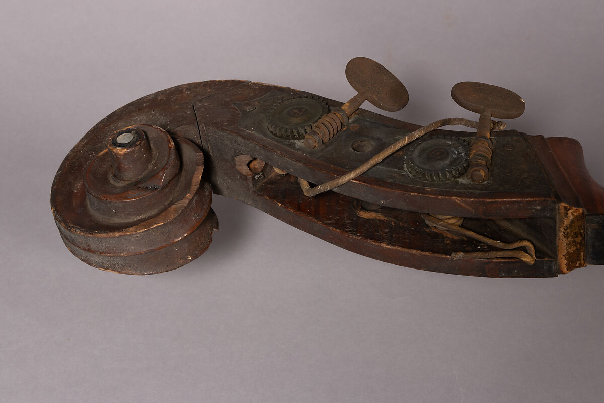 Bass Viol, Attributed to Abraham Prescott (American, Deerfield, New Hampshire 1789–1858 Concord, New Hampshire), Wood, American