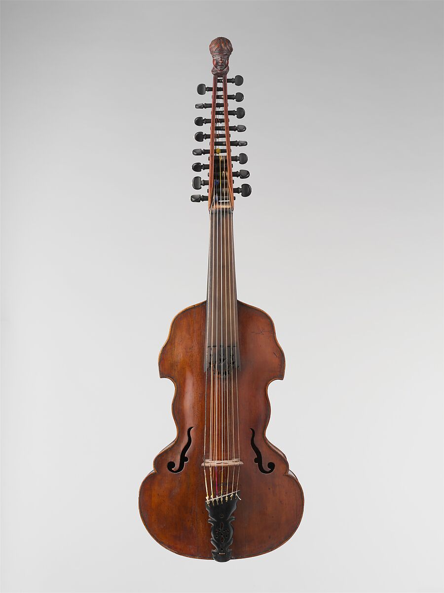 English violet (Viola d'Amore), Paulus Alletsee (German, active Munich ca. 1698, died ca. 1738 Munich), Spruce, maple, German 