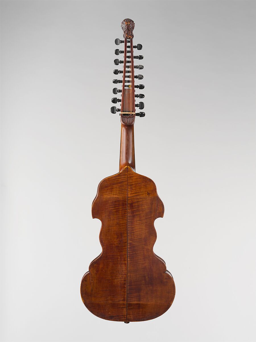English violet (Viola d'Amore), Paulus Alletsee (German, active Munich ca. 1698, died ca. 1738 Munich), Spruce, maple, German