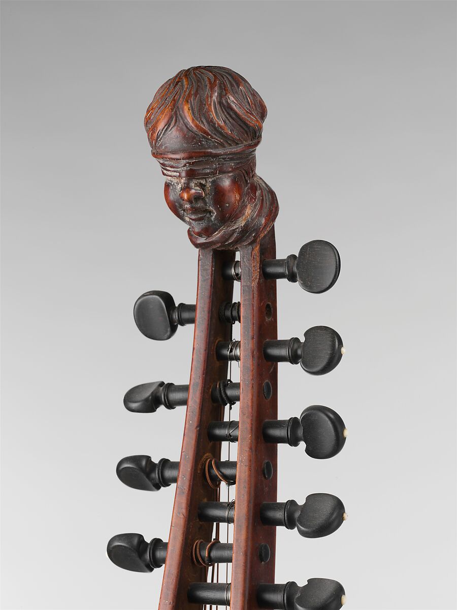 English violet (Viola d'Amore), Paulus Alletsee (German, active Munich ca. 1698, died ca. 1738 Munich), Spruce, maple, German