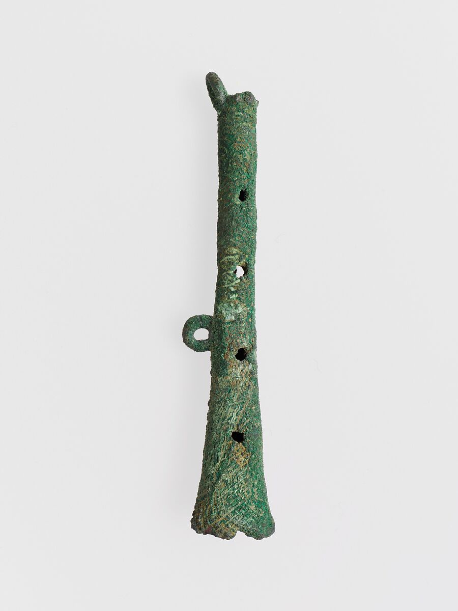 Quena (Kena), Copper, Moche, possibly 
