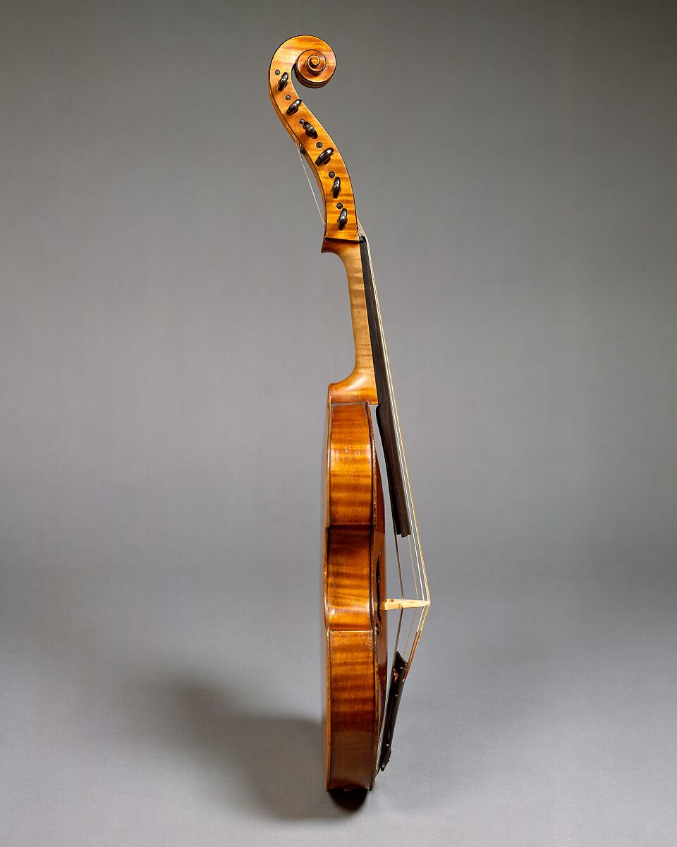 Viola d'Amore, Joseph Gagliano (1742–1820) (Italian, Naples), Spruce, maple, ebony, Italian